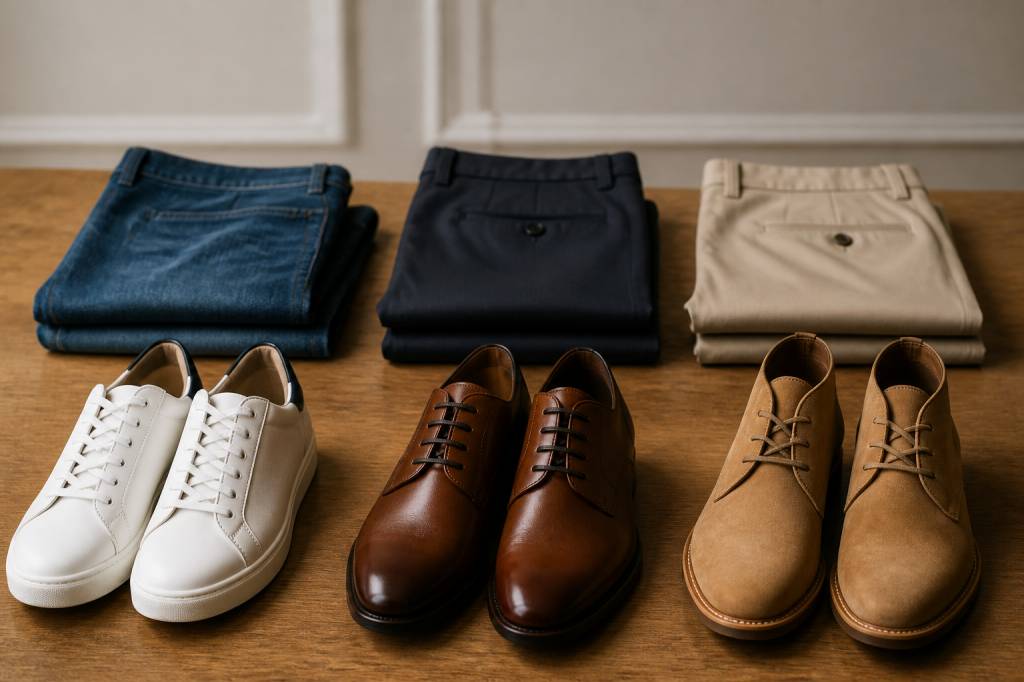 Quelle hauteur de talon pour vos chaussures réhaussantes selon votre tenue : jean, costume ou chino